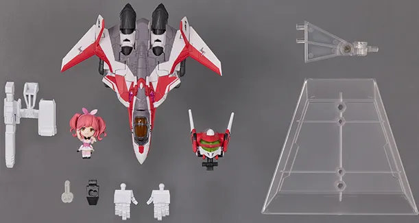 VF-31C Siegfried Mirage Farina Jenius Use Version and Makina Nakajima Set Tiny Session | Macross Delta | Bandai Spirits