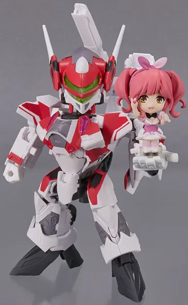 VF-31C Siegfried Mirage Farina Jenius Use Version and Makina Nakajima Set Tiny Session | Macross Delta | Bandai Spirits