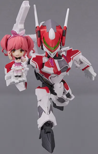 VF-31C Siegfried Mirage Farina Jenius Use Version and Makina Nakajima Set Tiny Session | Macross Delta | Bandai Spirits