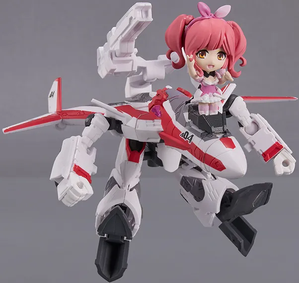 VF-31C Siegfried Mirage Farina Jenius Use Version and Makina Nakajima Set Tiny Session | Macross Delta | Bandai Spirits