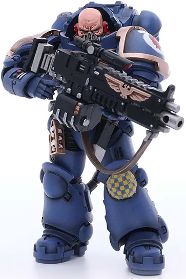 Ultramarines Heavy Intercessor Sergeant Aetus Gardane 1/18 Scale | Warhammer 40K | Joy Toy
