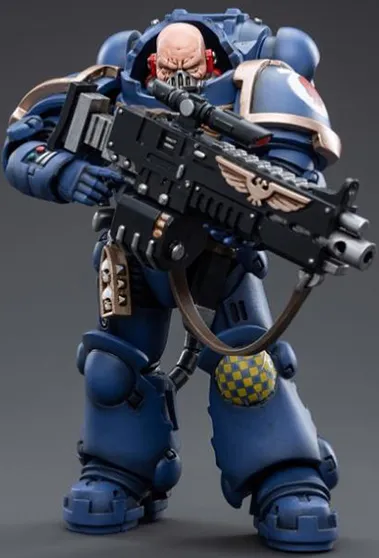 Ultramarines Heavy Intercessor Sergeant Aetus Gardane 1/18 Scale | Warhammer 40K | Joy Toy
