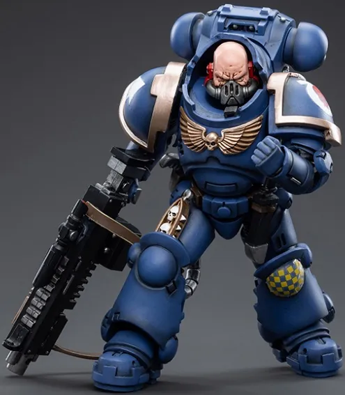 Ultramarines Heavy Intercessor Sergeant Aetus Gardane 1/18 Scale | Warhammer 40K | Joy Toy