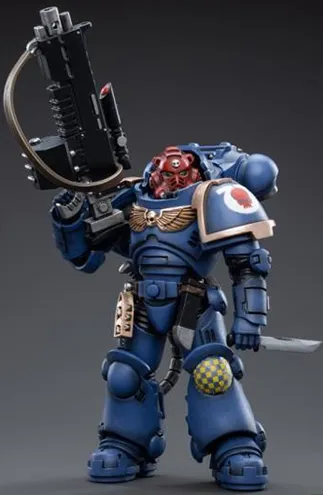 Ultramarines Heavy Intercessor Sergeant Aetus Gardane 1/18 Scale | Warhammer 40K | Joy Toy