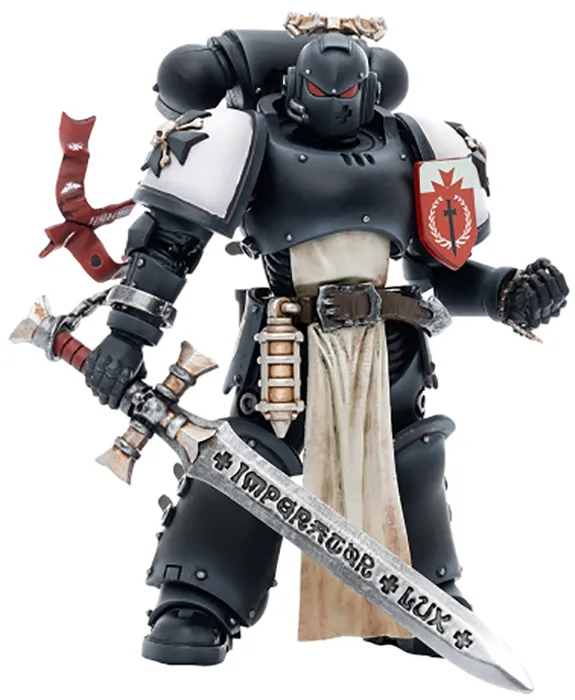 Black Templars The Emperor's Champion Rolantus 1/18 Scale | Warhammer 40K | Joy Toy 