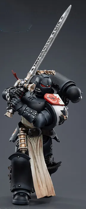 Black Templars The Emperor's Champion Rolantus 1/18 Scale | Warhammer 40K | Joy Toy 