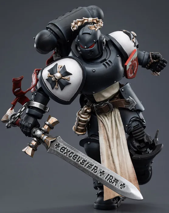 Black Templars The Emperor's Champion Rolantus 1/18 Scale | Warhammer 40K | Joy Toy 