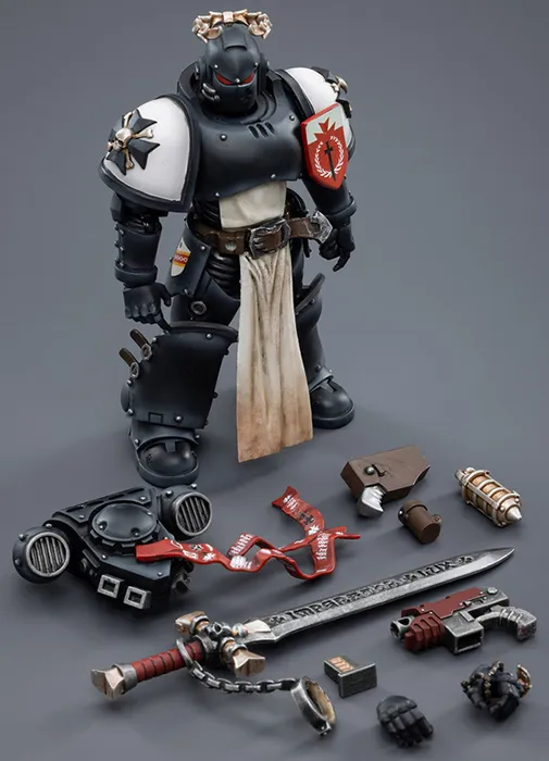 Black Templars The Emperor's Champion Rolantus 1/18 Scale | Warhammer 40K | Joy Toy 
