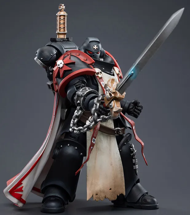 Black Templars Primaris Sword Brethren Eberwulf 1/18 Scale | Warhammer 40K | Joy Toy 