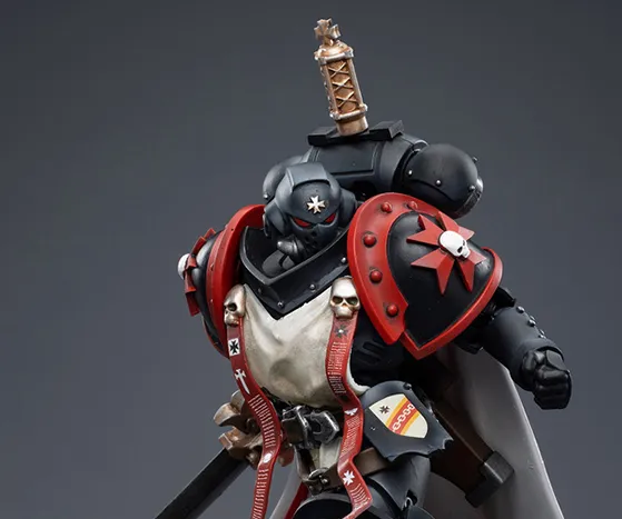 Black Templars Primaris Sword Brethren Eberwulf 1/18 Scale | Warhammer 40K | Joy Toy 