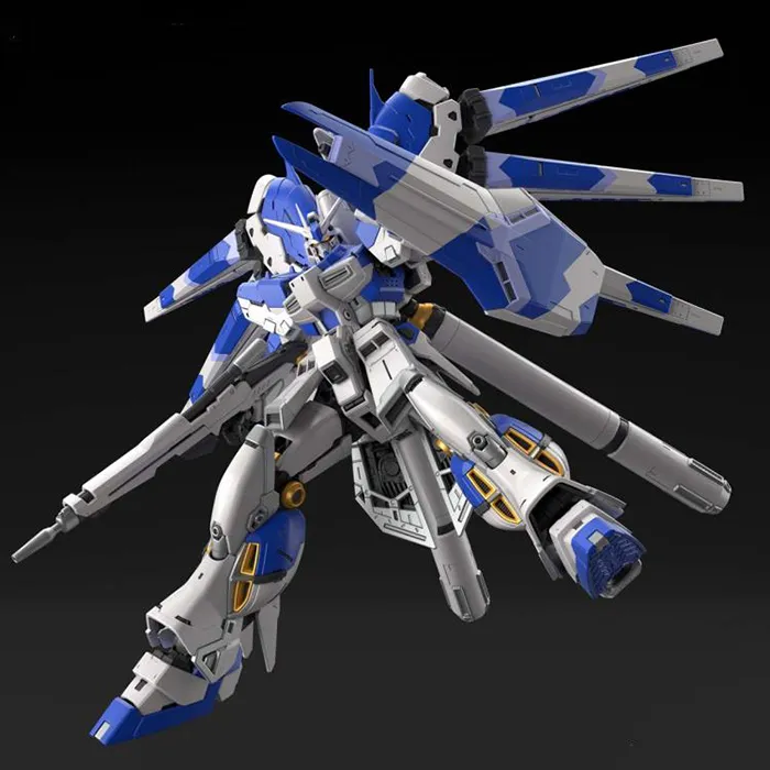 RX-93-v2 Hi-v Gundam Real Grade 1/144 Scale Model Kit | Mobile Suit Gundam | Bandai Tamashii Nations 
