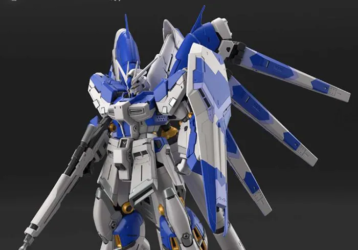 RX-93-v2 Hi-v Gundam Real Grade 1/144 Scale Model Kit | Mobile Suit Gundam | Bandai Tamashii Nations 