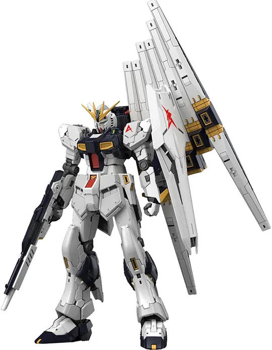 Nu Gundam 1/144 Scale Real Grade Model Kit | Mobile Suit Gundam: Char's Counterattack | Bandai Spirits