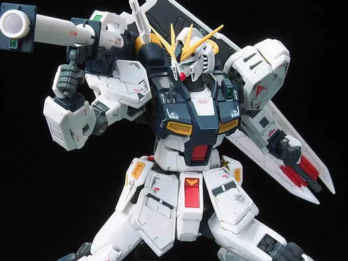 Nu Gundam 1/144 Scale Real Grade Model Kit | Mobile Suit Gundam: Char's Counterattack | Bandai Spirits
