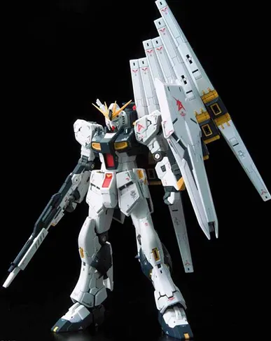 Nu Gundam 1/144 Scale Real Grade Model Kit | Mobile Suit Gundam: Char's Counterattack | Bandai Spirits