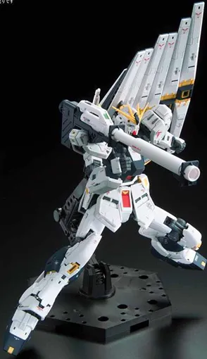 Nu Gundam 1/144 Scale Real Grade Model Kit | Mobile Suit Gundam: Char's Counterattack | Bandai Spirits