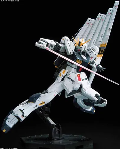 Nu Gundam 1/144 Scale Real Grade Model Kit | Mobile Suit Gundam: Char's Counterattack | Bandai Spirits