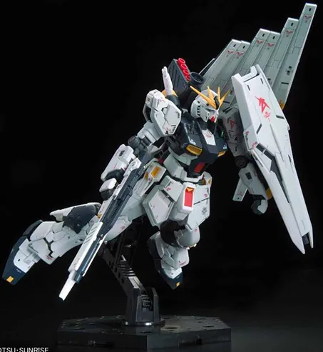 Nu Gundam 1/144 Scale Real Grade Model Kit | Mobile Suit Gundam: Char's Counterattack | Bandai Spirits
