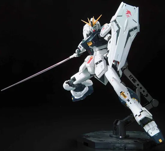 Nu Gundam 1/144 Scale Real Grade Model Kit | Mobile Suit Gundam: Char's Counterattack | Bandai Spirits