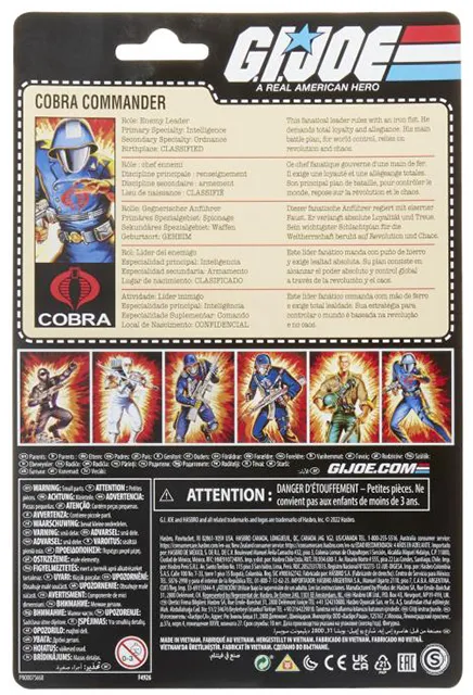 Cobra Commander and Duke 3.75-Inch Scale Exclusive Two-Pack | G.I. Joe Retro Collection