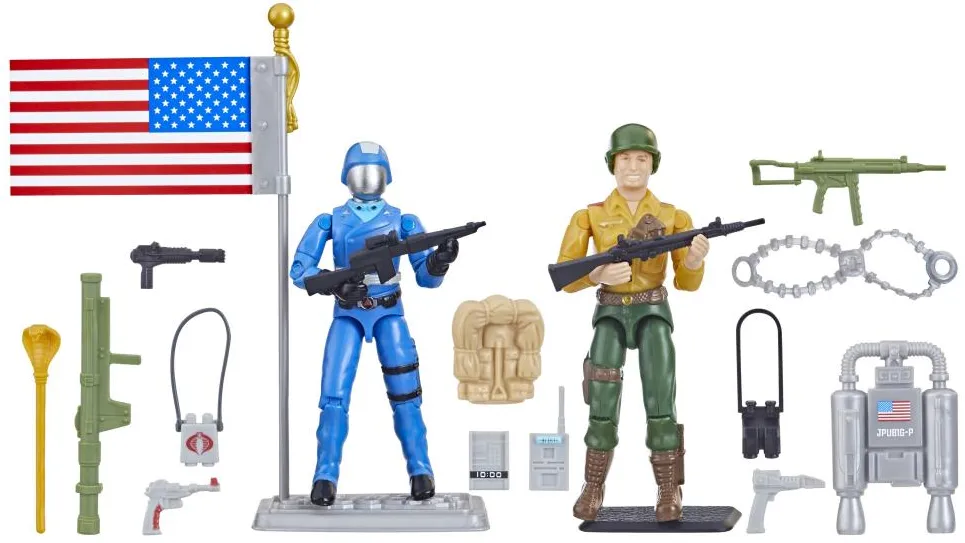 Cobra Commander and Duke 3.75-Inch Scale Exclusive Two-Pack | G.I. Joe Retro Collection
