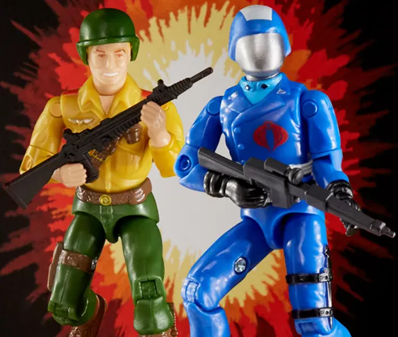 Cobra Commander and Duke 3.75-Inch Scale Exclusive Two-Pack | G.I. Joe Retro Collection