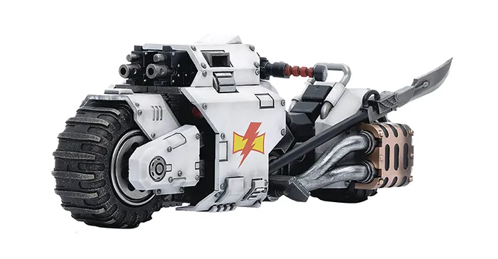 White Scars Raider-Pattern Combat Bike 1/18 Scale | Warhammer 40K | Joy Toy