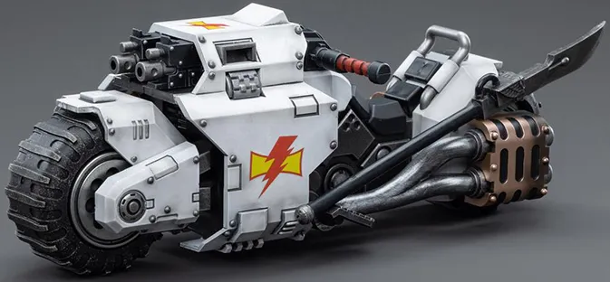 White Scars Raider-Pattern Combat Bike 1/18 Scale | Warhammer 40K | Joy Toy