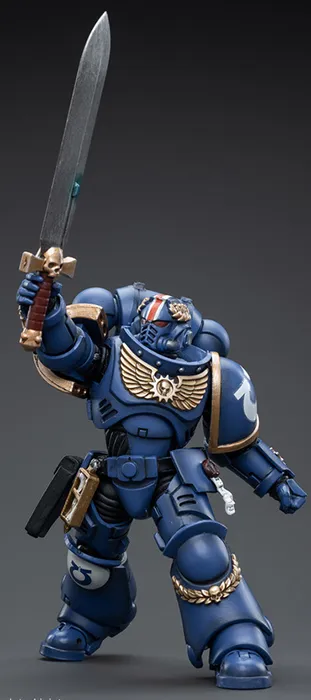 Ultramarines Primaris Lieutenant Argaranthe 1/18 Scale | Warhammer 40K | Joy Toy