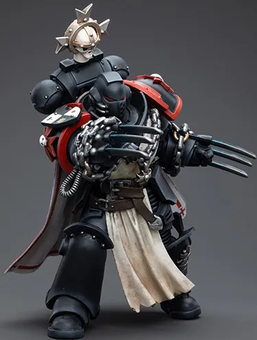 Black Templars Primaris Sword Brethren Alberic 1/18 Scale | Warhammer 40K | Joy Toy