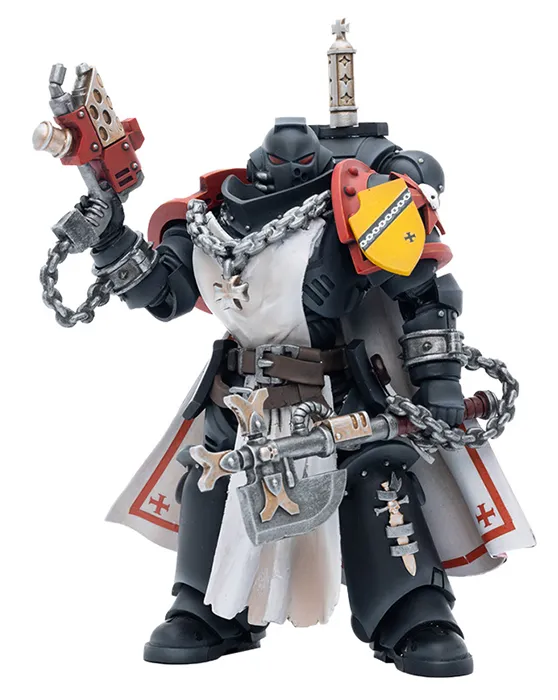 Black Templars Primaris Sword Brethren Granbertus 1/18 Scale | Warhammer 40K | Joy Toy 