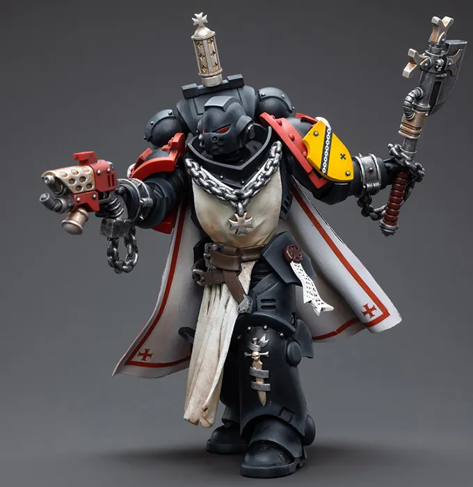 Black Templars Primaris Sword Brethren Granbertus 1/18 Scale | Warhammer 40K | Joy Toy 