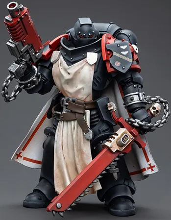 Black Templars Primaris Sword Brethren Harmund 1/18 Scale | Warhammer 40K | Joy Toy 