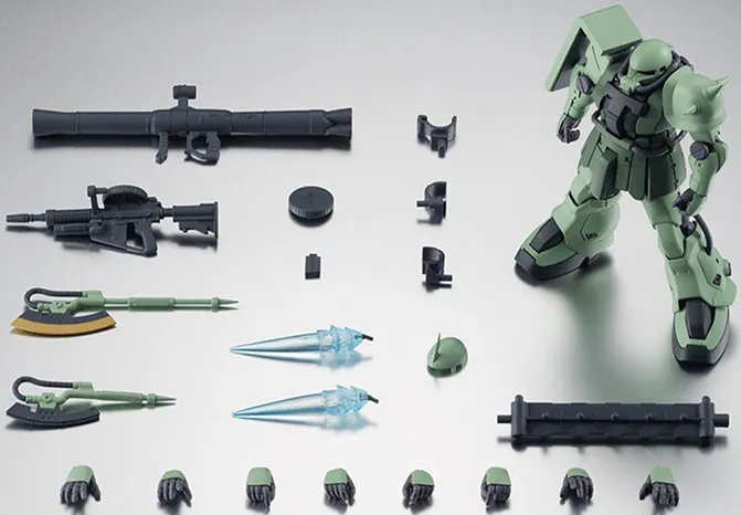 MS-06F-2 Zaku II F-2 Type A.N.I.M.E. Version Robot Spirits | Mobile Suit Gundam 0083: Stardust Memory | Bandai Spirits
