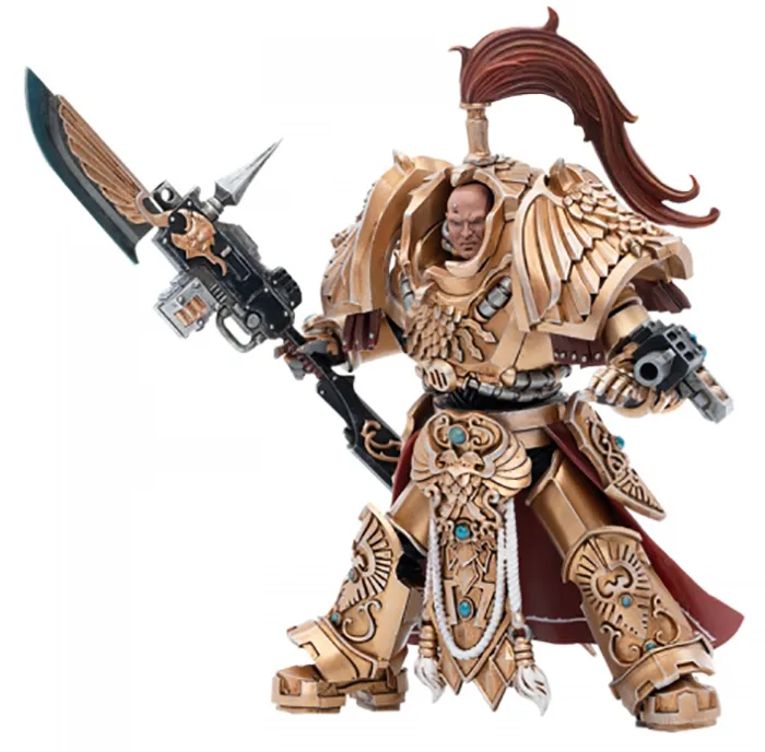 Adeptus Custodes Shield-Captain in Allarus Terminator Armour Hydon Seronis 1/18 Scale | Warhammer 40K | Joy Toy