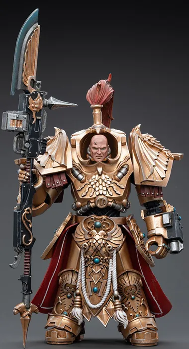 Adeptus Custodes Shield-Captain in Allarus Terminator Armour Hydon Seronis 1/18 Scale | Warhammer 40K | Joy Toy