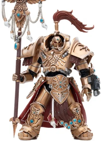 Adeptus Custodes Vexilus Praetor in Allarus Terminator Armour Phelam Tolguror 1/18 Scale | Warhammer 40K | Joy Toy 