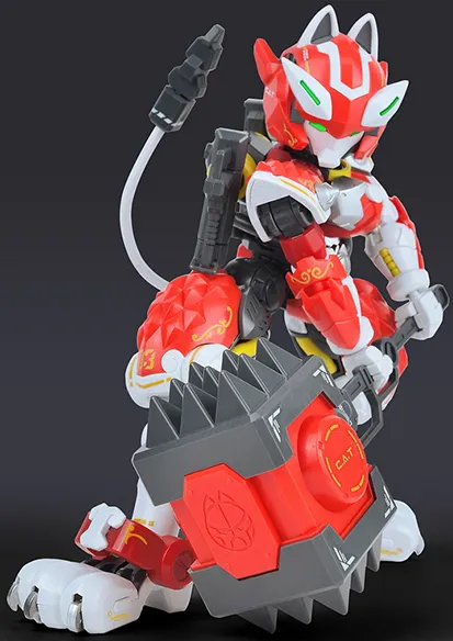 Maneuver Armored Walker C.A.T.-03 Robbery Fire Model Kit | XiaoT Iron Roars