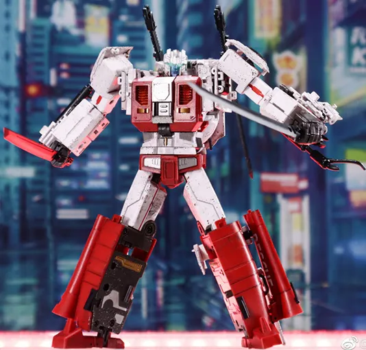 GT-08 Guardian Combiner Set of 5 Battle Damage Version | Generation Toy