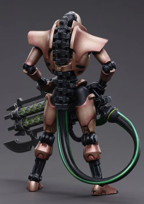 Necrons Szarekhan Dynasty lmmortal with Gauss Blaster 1/18 Scale Set of 2 | Warhammer 40K | Joy Toy