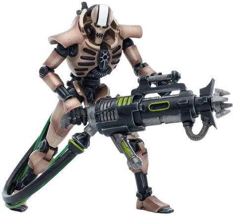 Necrons Szarekhan Dynasty Immortal with Tesla Carbine Set of 2 1/18 Scale | Warhammer 40K | Joy Toy