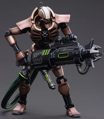 Necrons Szarekhan Dynasty Immortal with Tesla Carbine Set of 2 1/18 Scale | Warhammer 40K | Joy Toy