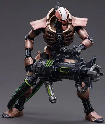 Necrons Szarekhan Dynasty Immortal with Tesla Carbine Set of 2 1/18 Scale | Warhammer 40K | Joy Toy