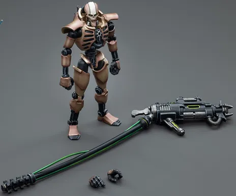 Necrons Szarekhan Dynasty Immortal with Tesla Carbine Set of 2 1/18 Scale | Warhammer 40K | Joy Toy