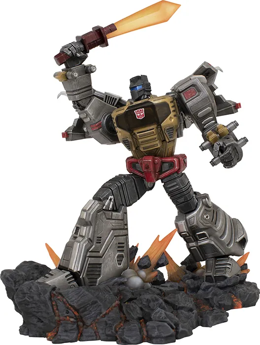 Grimlock Deluxe Gallery Diorama | Transformers | Diamond Select Toys
