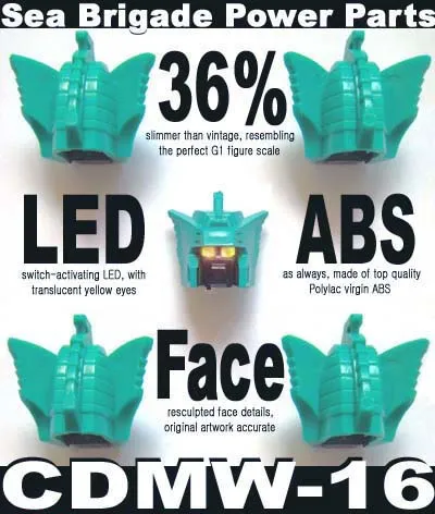 CDMW-16 Sea Brigade Power Parts Custom LED Head | Crazy Devy