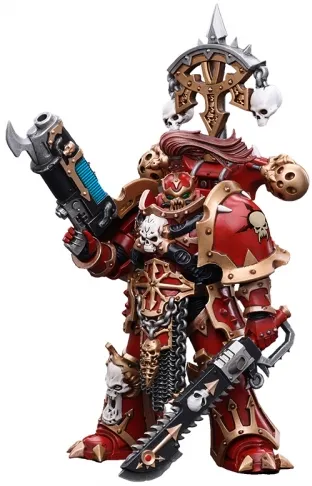 Chaos Space Marines Crimson Slaughter Brother Karvult 1/18 Scale | Warhammer 40K | Joy Toy 