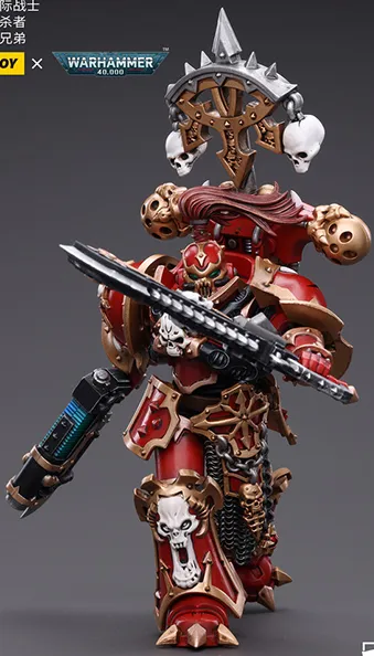 Chaos Space Marines Crimson Slaughter Brother Karvult 1/18 Scale | Warhammer 40K | Joy Toy 