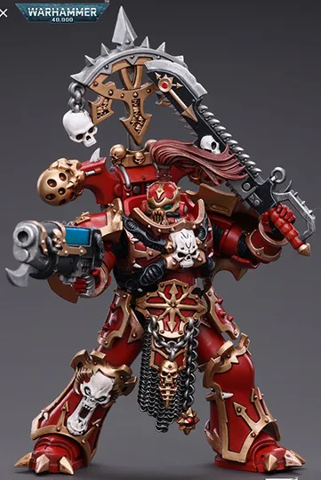 Chaos Space Marines Crimson Slaughter Brother Karvult 1/18 Scale | Warhammer 40K | Joy Toy 