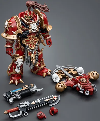 Chaos Space Marines Crimson Slaughter Brother Karvult 1/18 Scale | Warhammer 40K | Joy Toy 